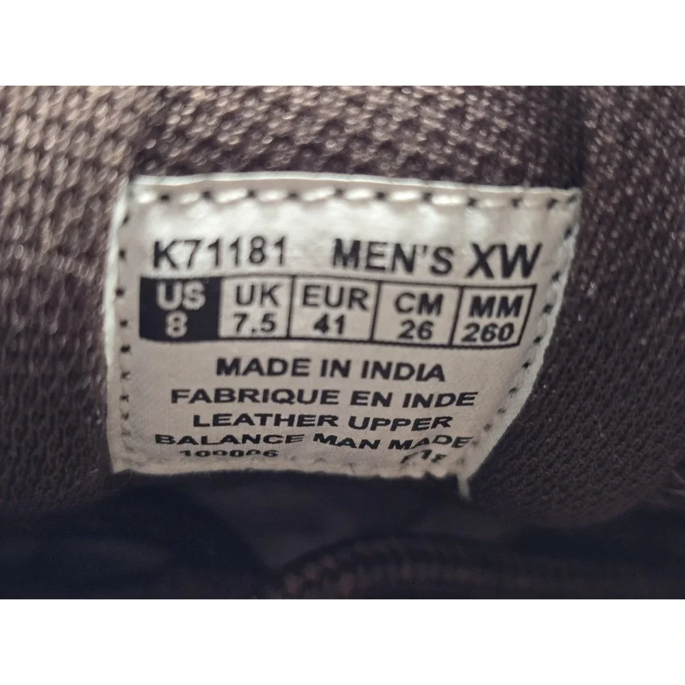 Rockport Men's Chocolate Leather World Tour Classic Walking Shoe Size 8 XW Extra